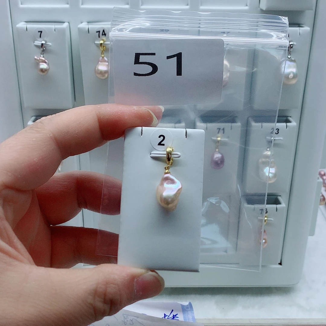 淡水珍珠合金吊坠(不含链)