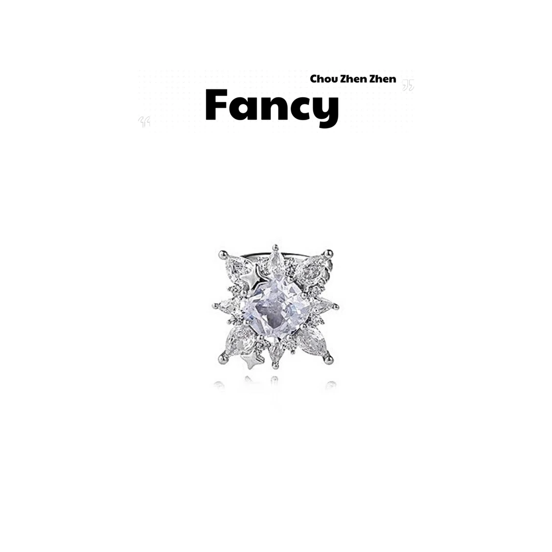 铜合金耳饰 【一见倾心 耳骨夹】小众气质百搭无耳洞超闪耳夹