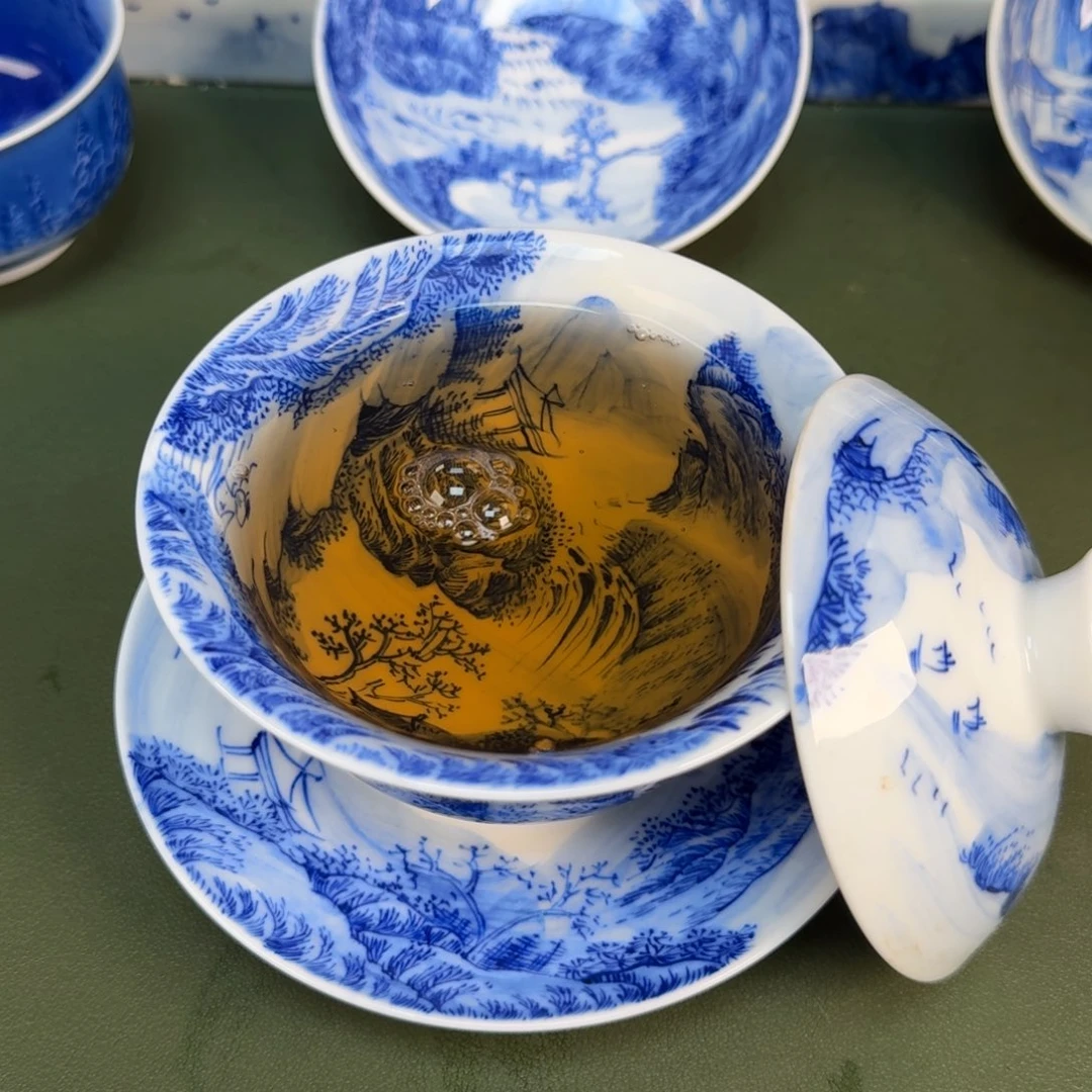 景德镇纯手绘茶具圆圆212