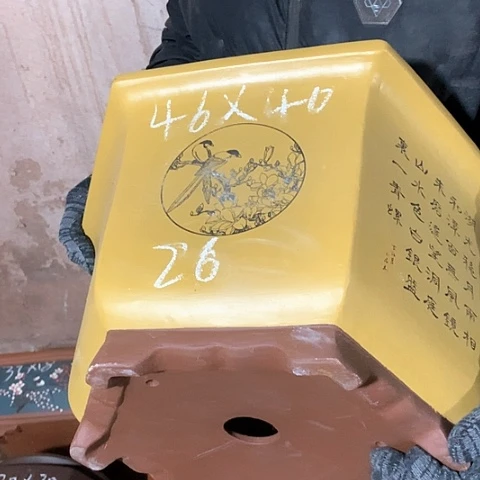 紫砂花盆手工制作