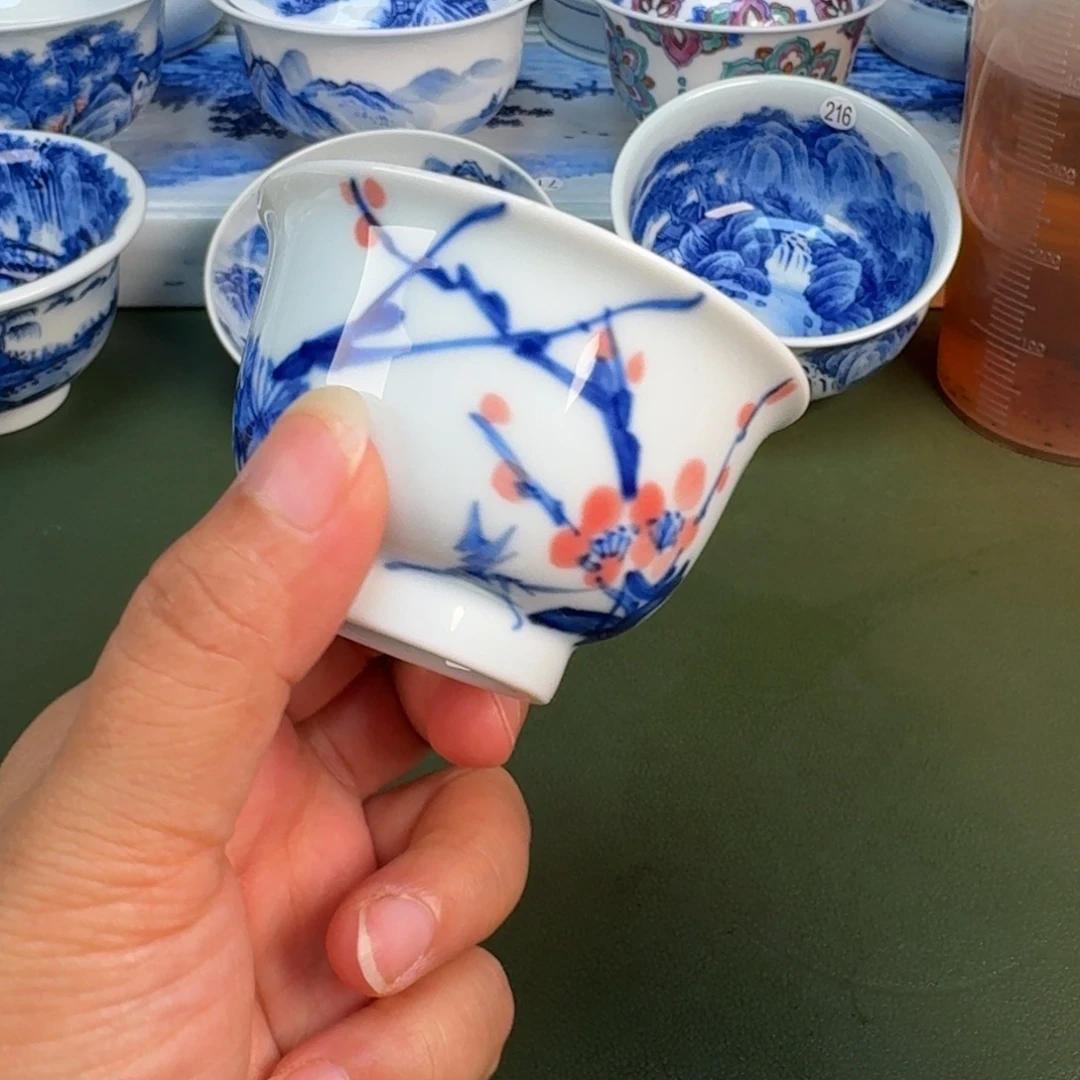 景德镇纯手绘茶具圆圆242
