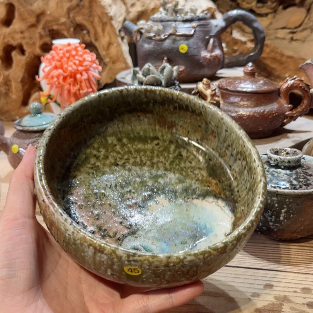 【闪购商品】柴烧茶具手工茶洗45