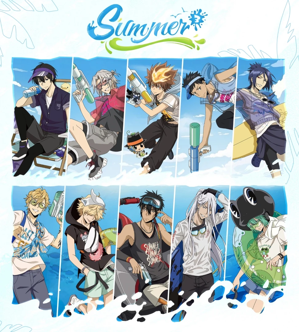 【家庭教师】summer玩水手枪快闪系列盲盒代拆