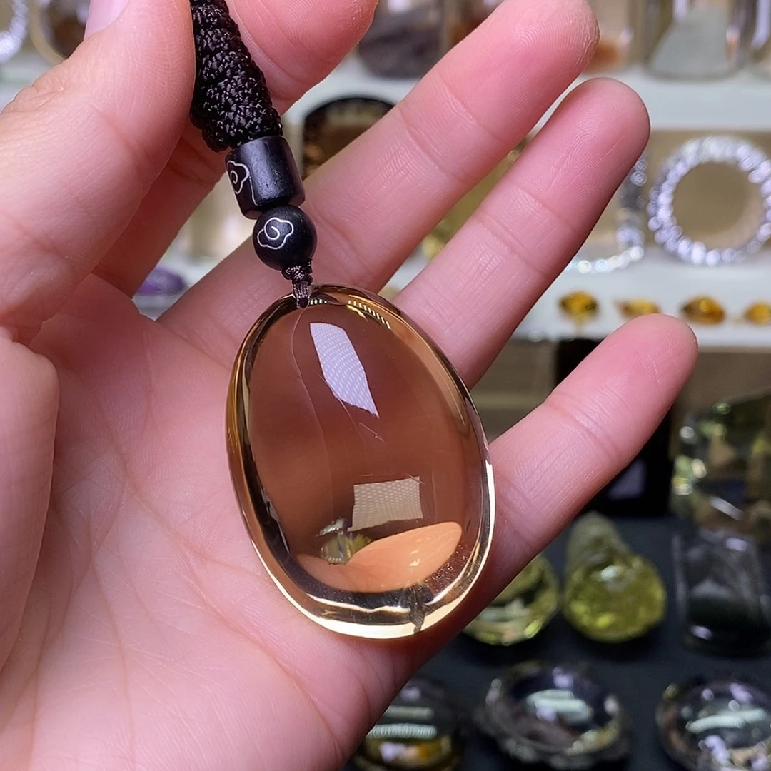 水晶未镶嵌吊坠(赠链)