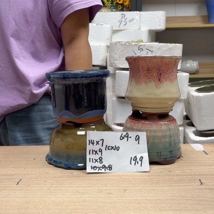 紫砂花盆多肉花盆微瑕9