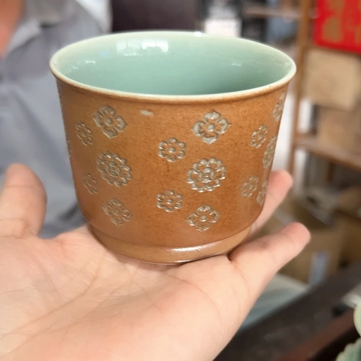 龙泉云间青瓷小米茶器