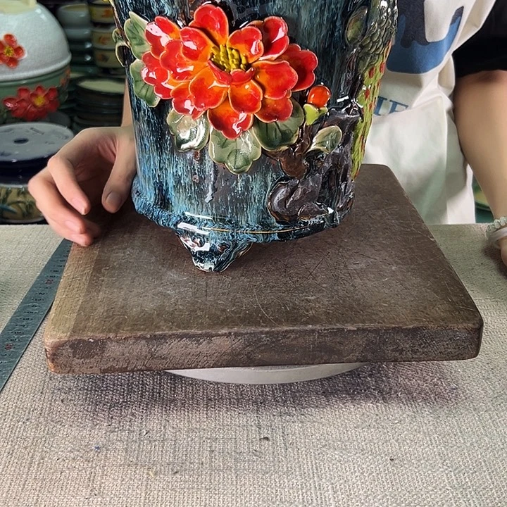 泳坤堂石湾盆陶瓷