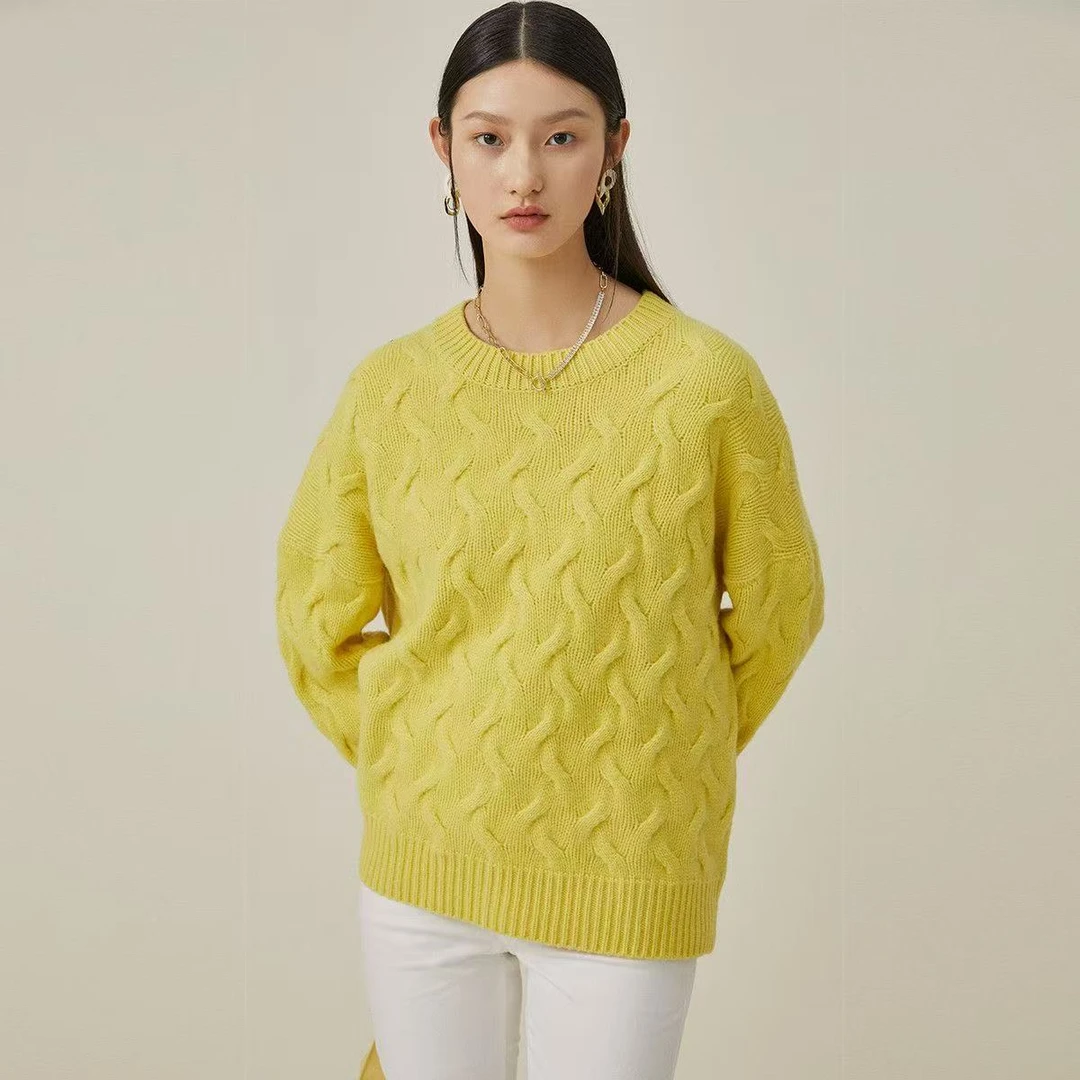 92号请按照对应边码下单：圆领宽松针织衫