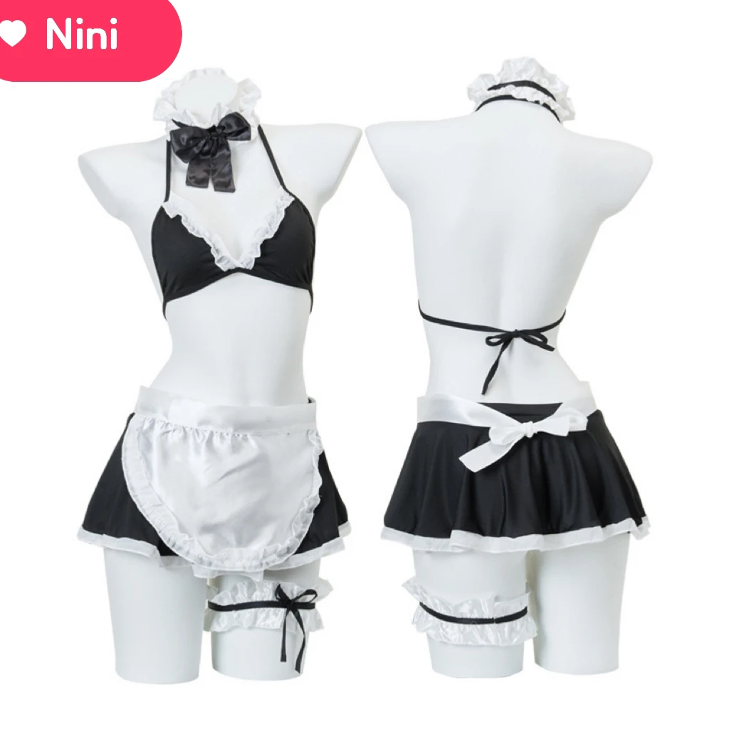 【 Nini】no退换 辣妺显瘦甜美纯欲蕾丝复古套装裙 no退换