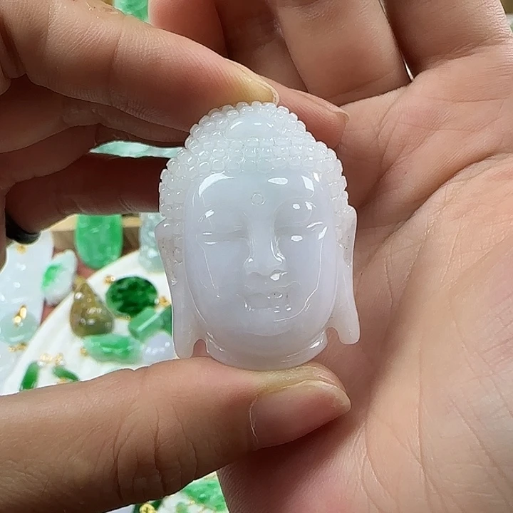 颈饰未镶嵌翡翠佛头