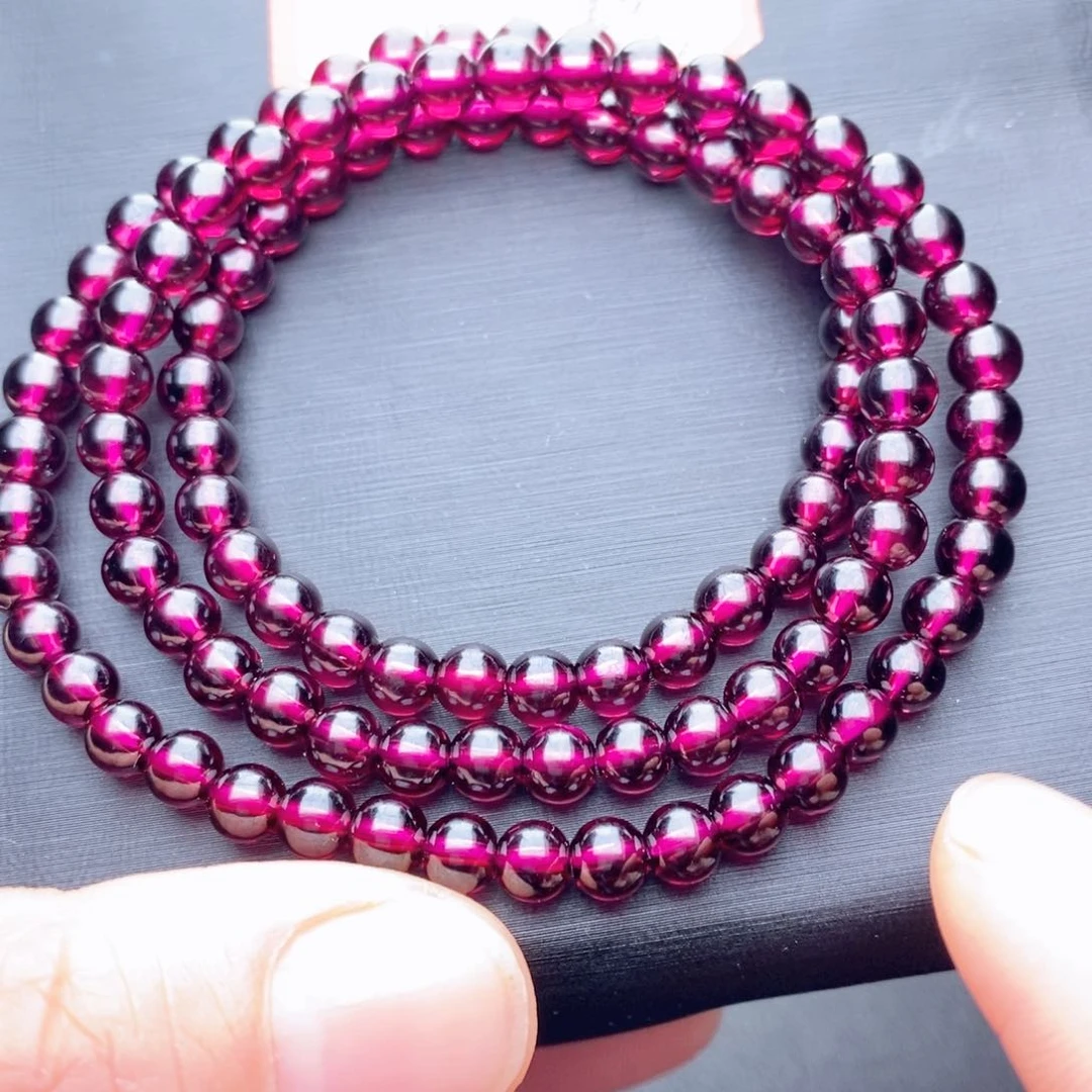 石榴石手链未镶嵌小**吖