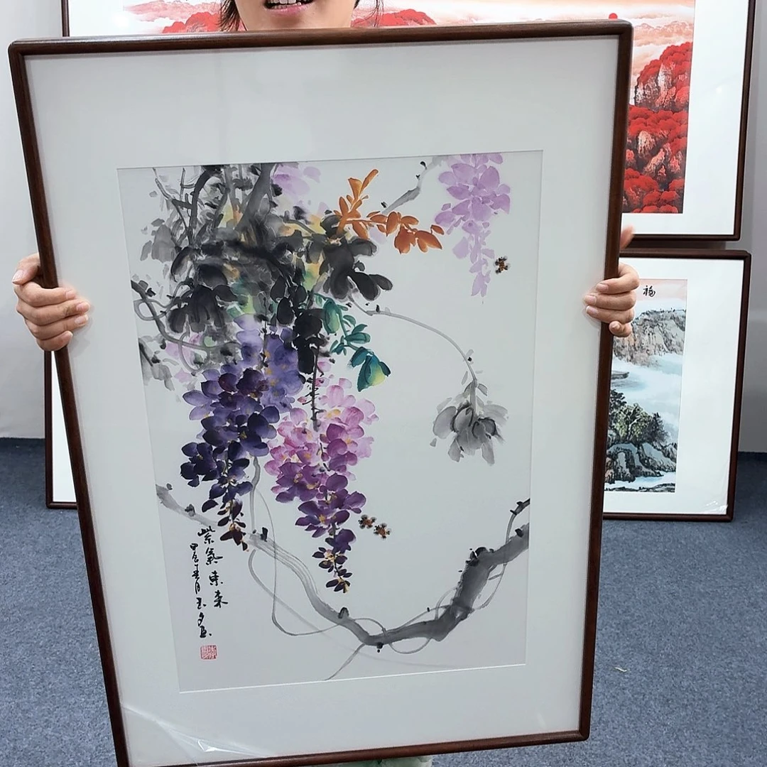 国画手绘作品90×60尺寸