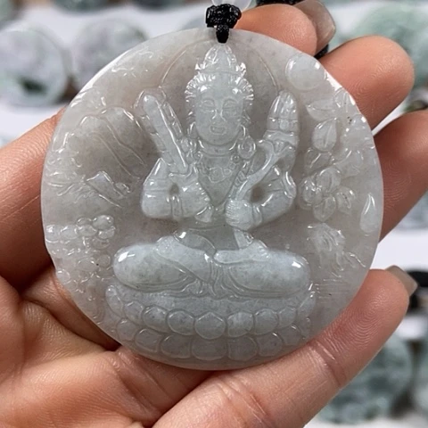 翡翠颈饰未镶嵌虚空福利翡翠