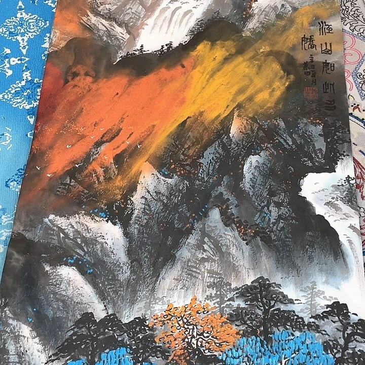 国画书画描金拓染金石传拓手写