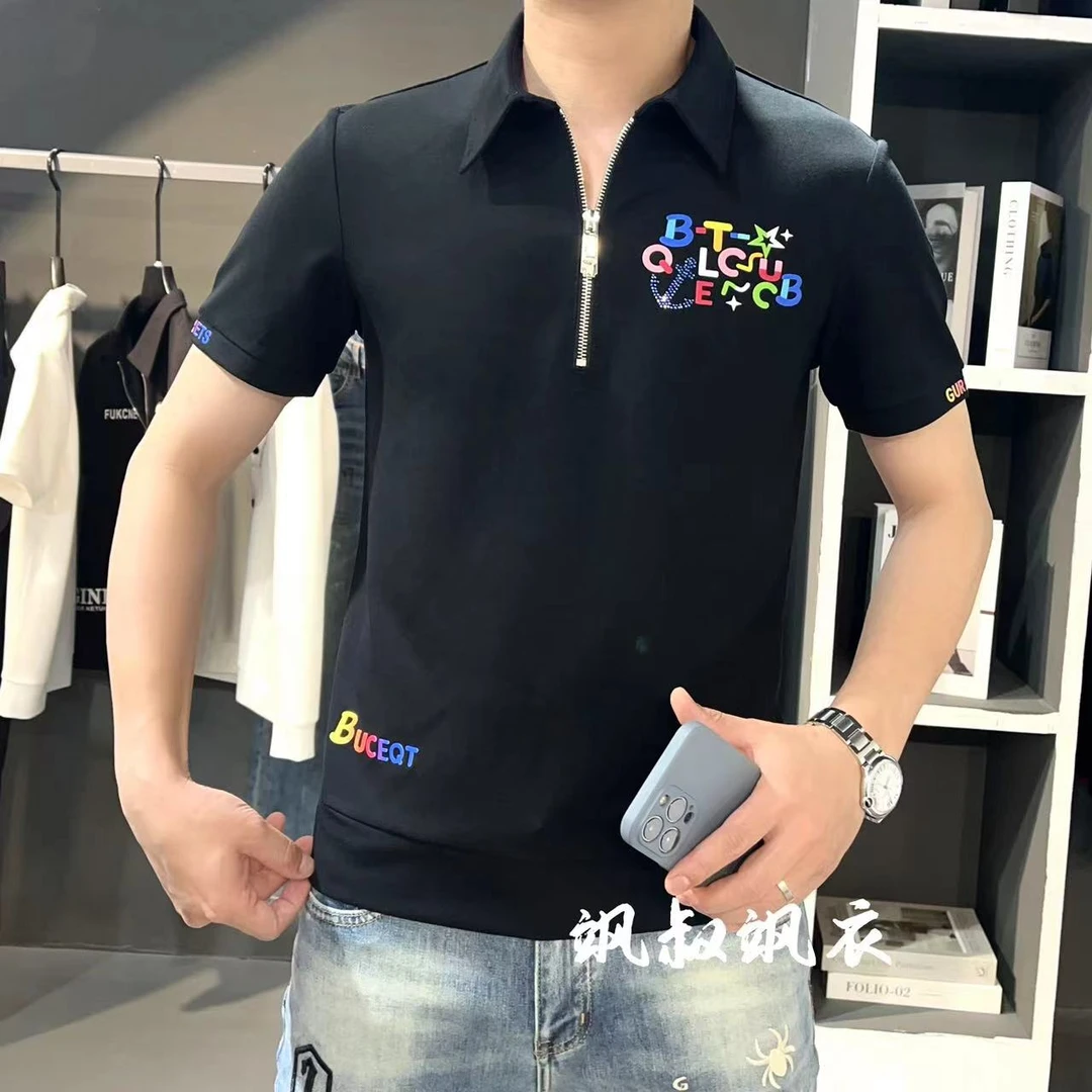 【飒叔重磅推荐】2024夏季新款休闲时尚潮流短袖男38205