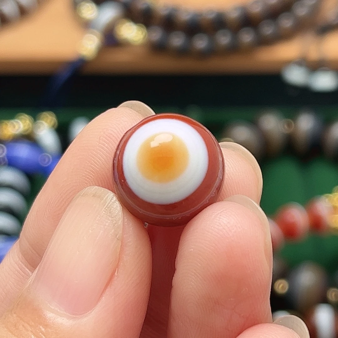 玛瑙/玉髓合金单珠