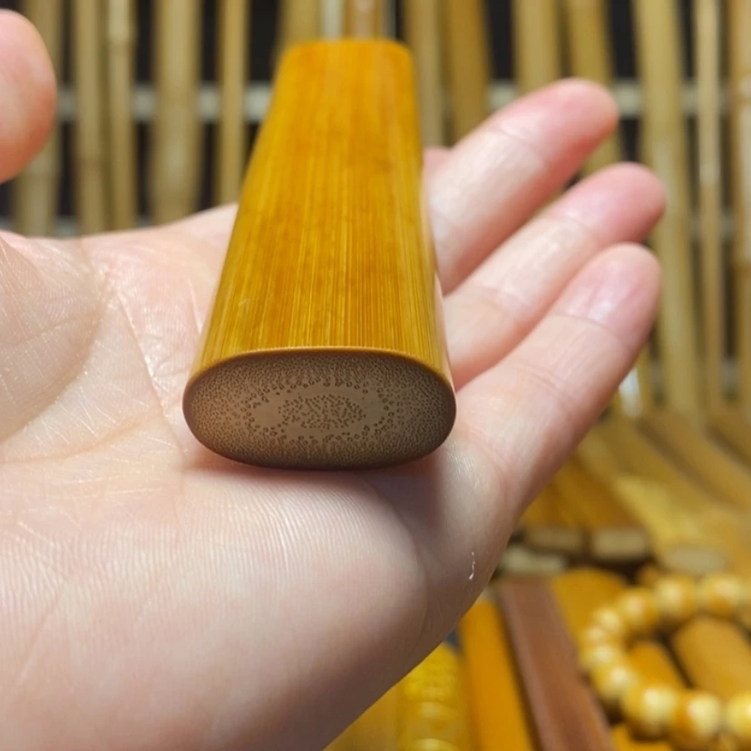 【闪购商品】奇**怪实心玉竹文玩手把件