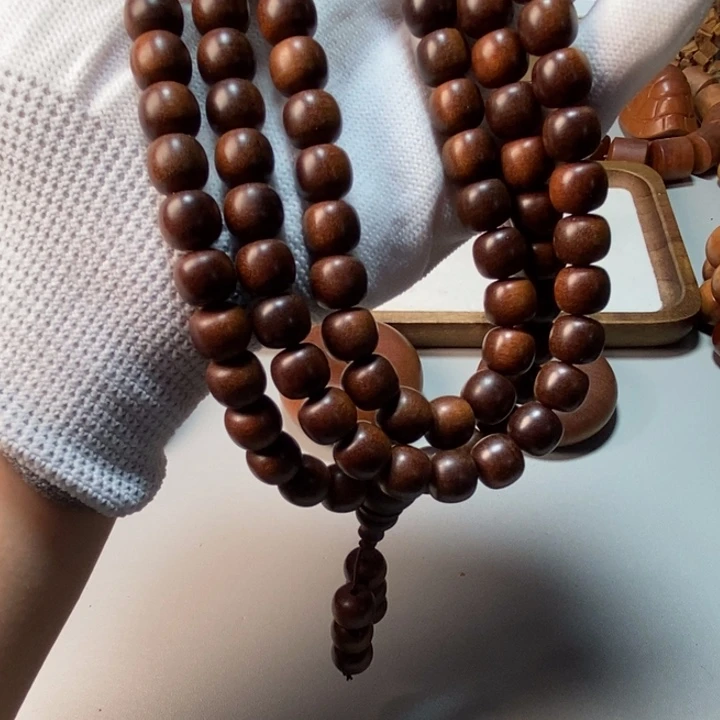 檀香木老山檀香檀香王0.9*1.0*108，焦糖奶甜香