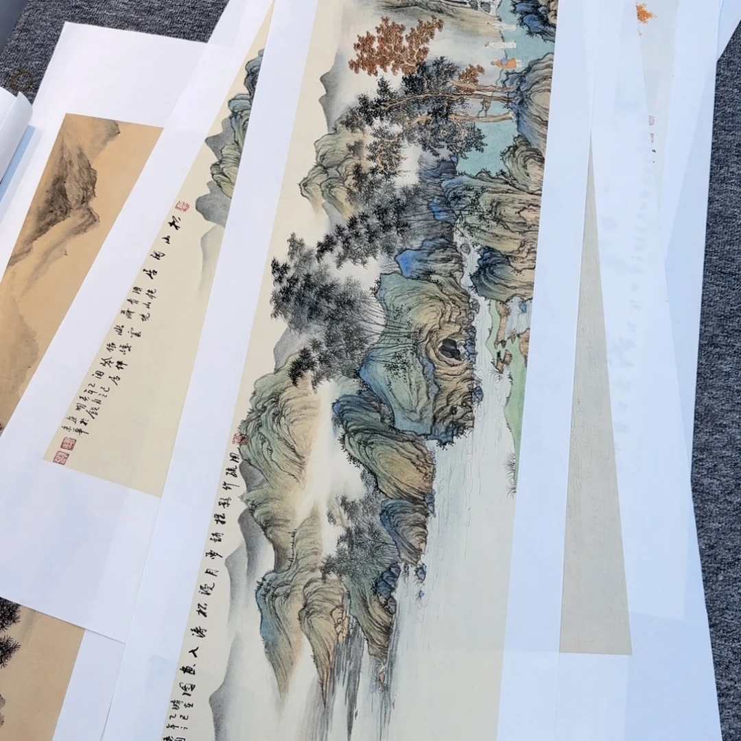 国画国画山水花鸟作品