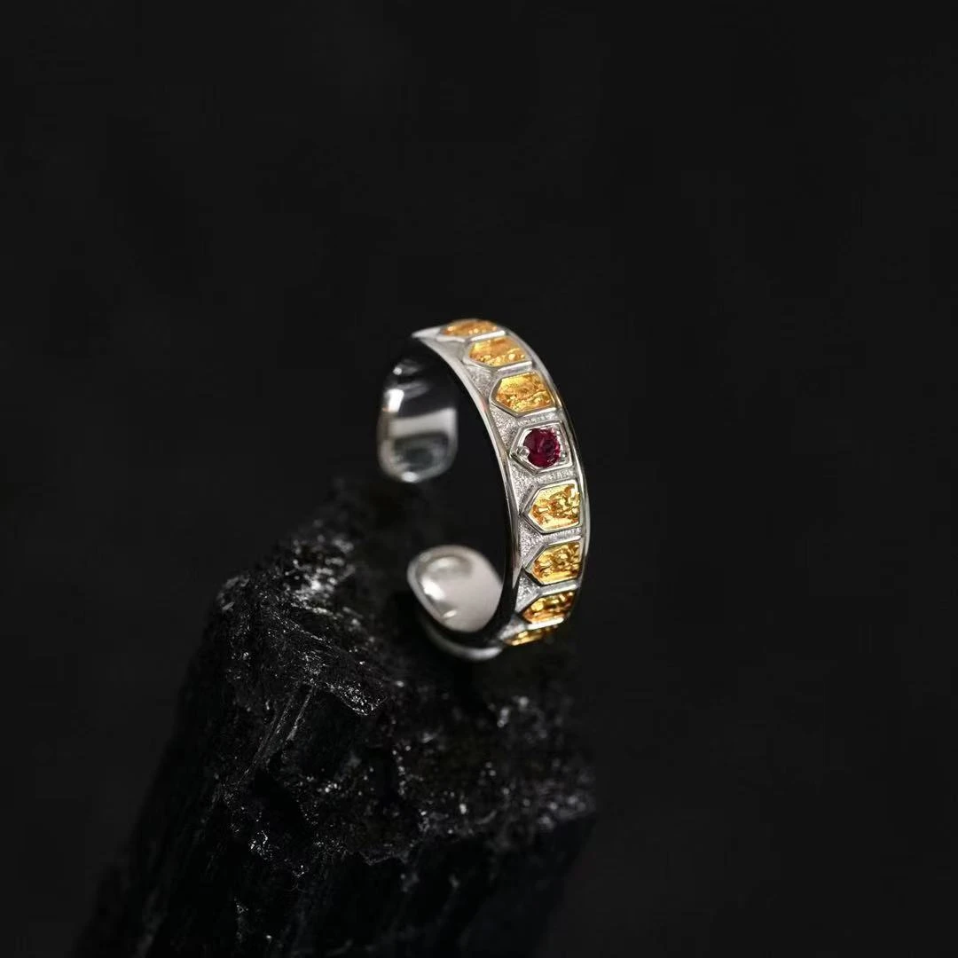 925银戒指 手工雕刻地藏 平安健康 生活美满精工戒【如愿戒】陆叁人