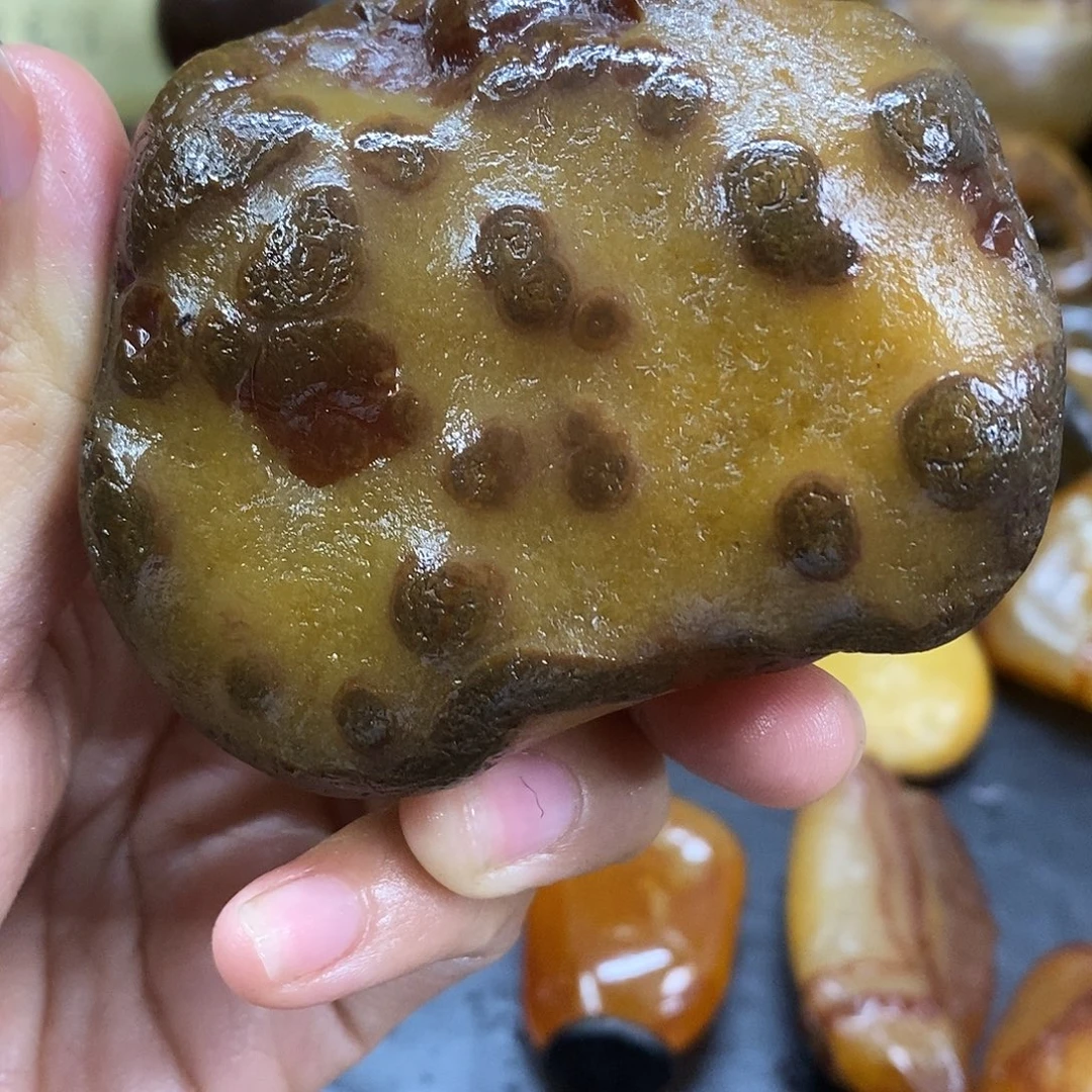 玛瑙/玉髓未镶嵌手把件