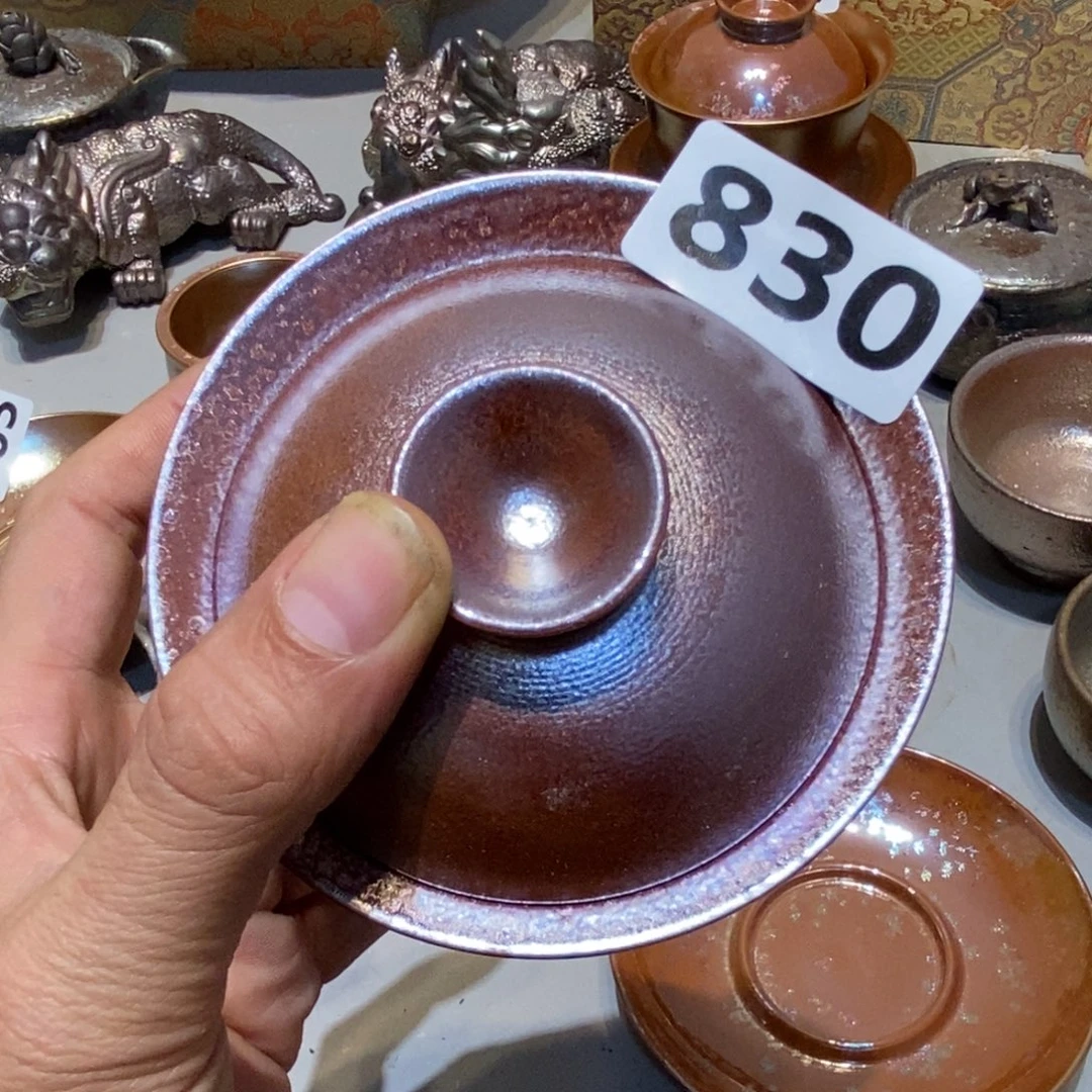 柴烧茶具陶瓷杯子