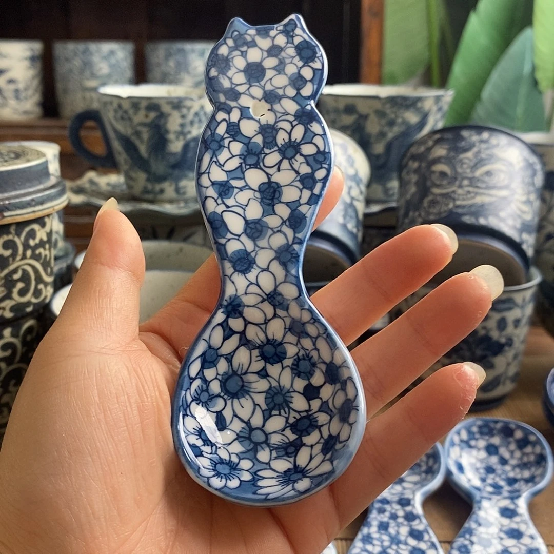 手工手绘青花高温陶瓷