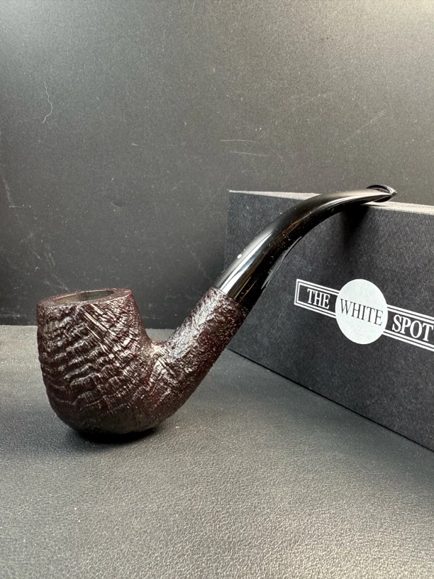 英国The White Spot Ring Grain4102型号石楠木烟斗(内径20斗深41