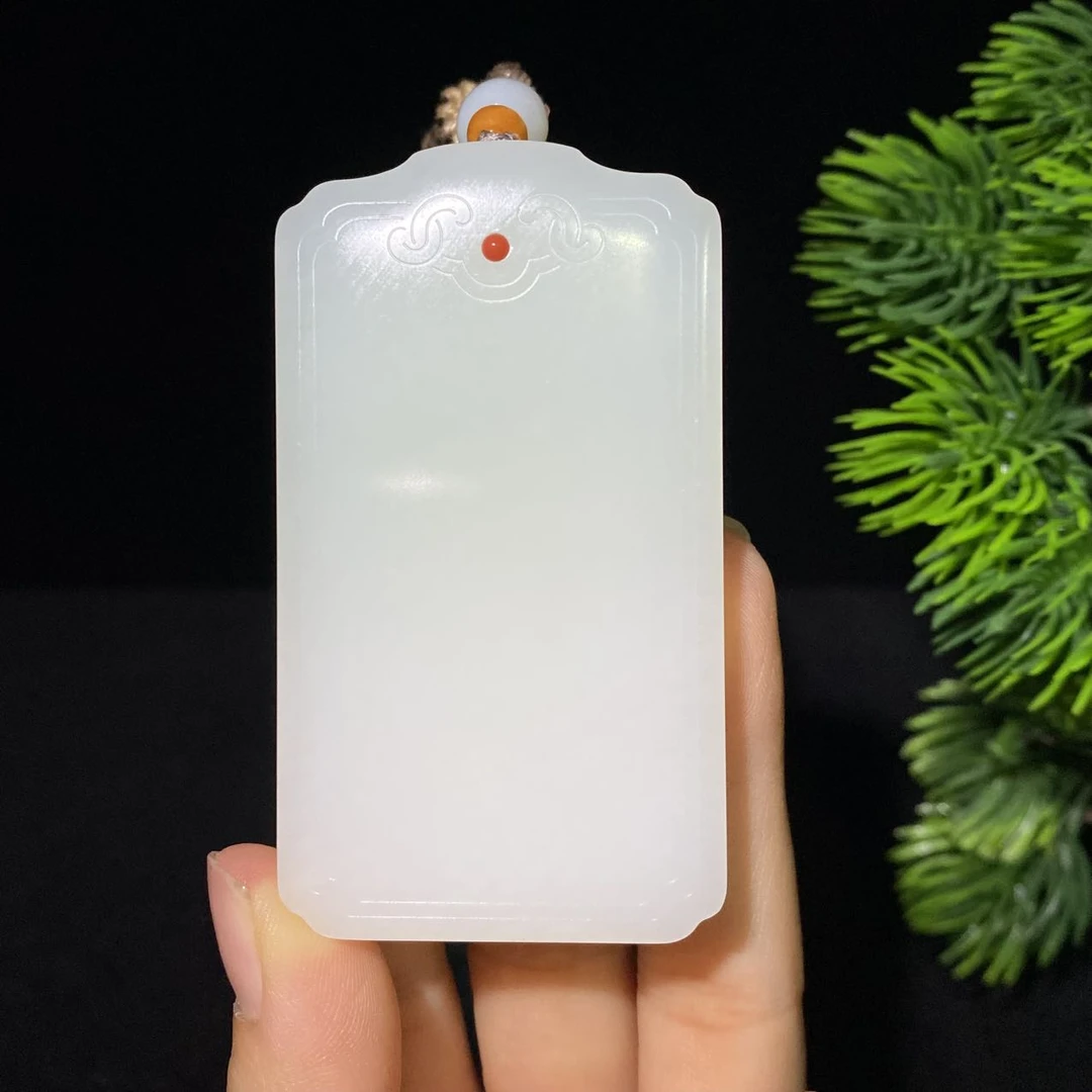 非金属珐琅吊坠 白色吊坠高品质纯手工男女同款雕刻