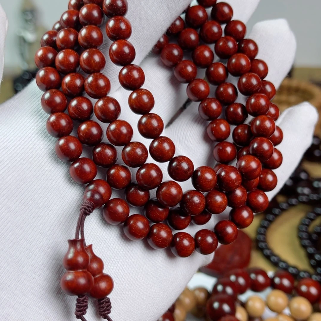 手串/手链小叶紫檀0.8高油润龙鳞金星精品