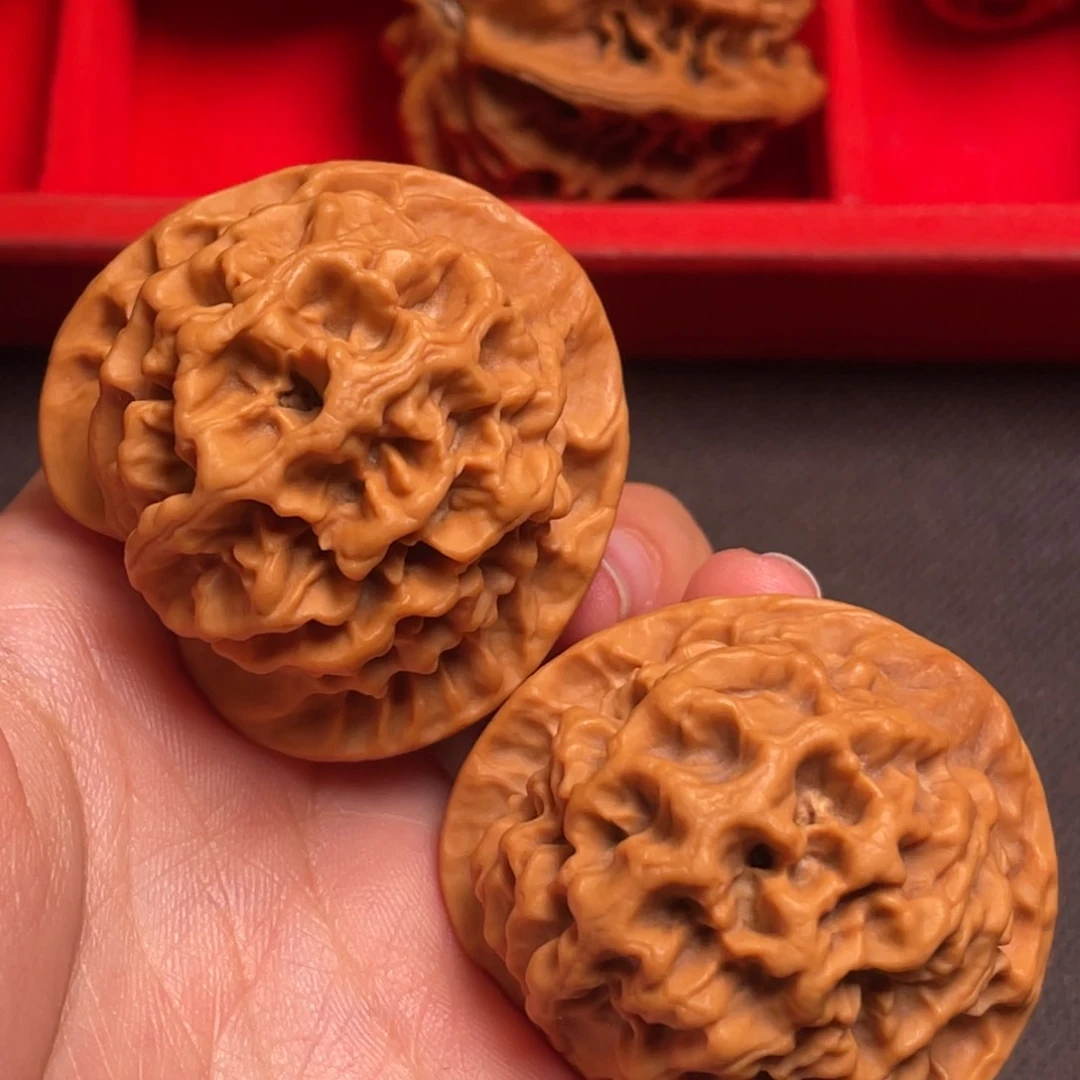 文玩核桃把件秦岭野生核桃