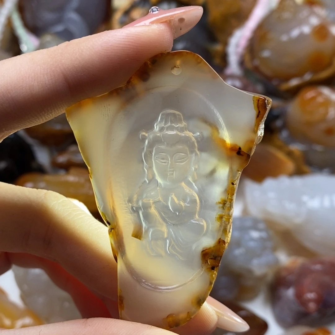 玛瑙/玉髓未镶嵌颈饰