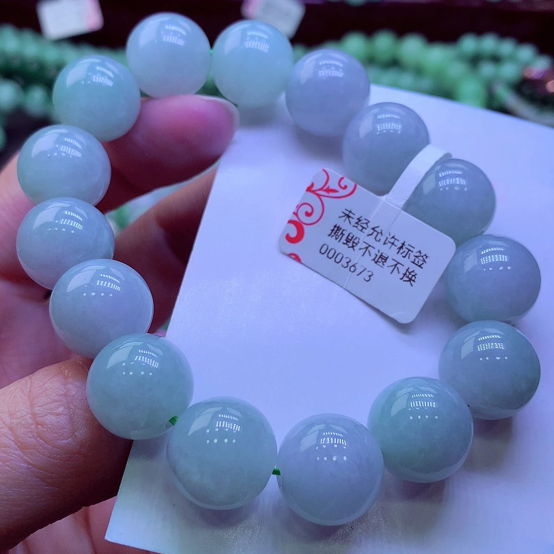 乡***情翡翠未镶嵌毛衣链