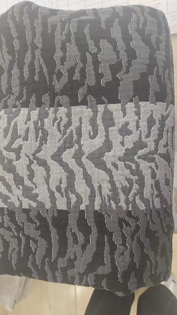 【条装豹纹-床盖】轻奢透气浮雕织花工艺棉麻床盖盖毯