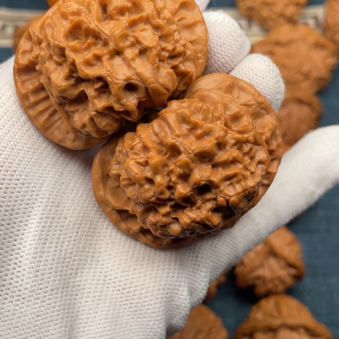 文玩核桃把件49大官帽