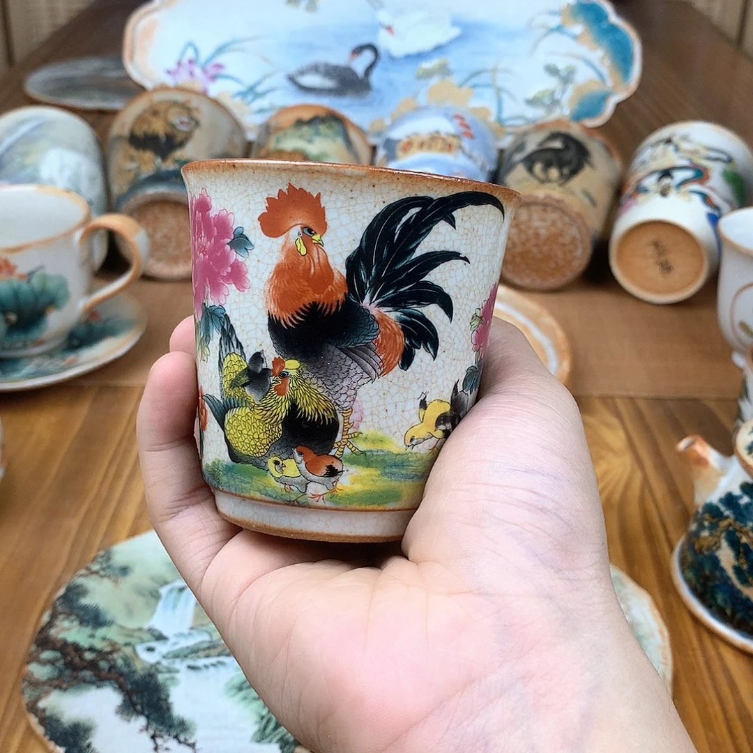 明***楷杯景德镇陶瓷手作