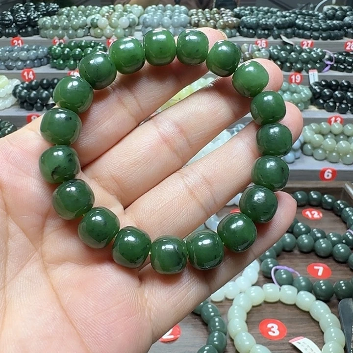 未镶嵌手链和田玉（碧玉）老型卡11