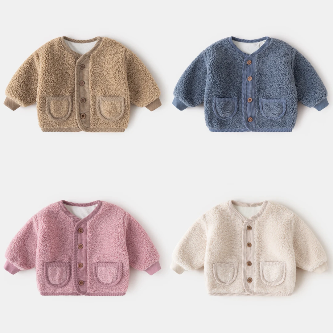 【现货】嘟嘟家宝宝秋冬毛毛外套儿童秋款大衣FSG693DWT476