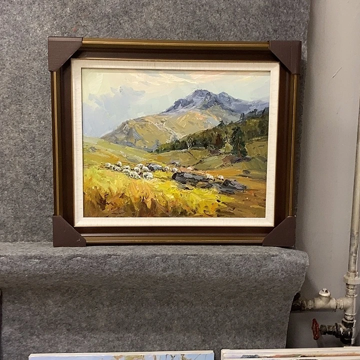 油画带外框画芯尺寸40x50cm