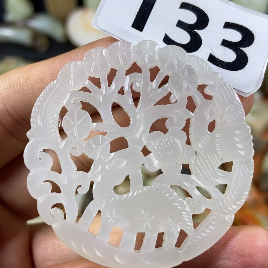 吊坠(不含链)未镶嵌和田玉