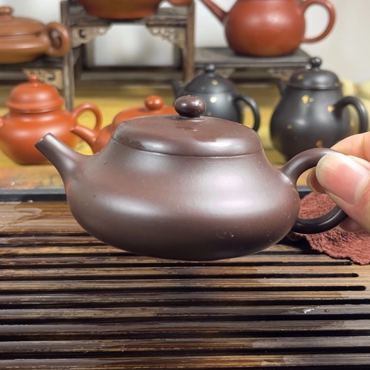 原矿紫砂半手工制作