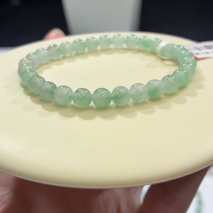 翡翠未镶嵌手链卡6.2