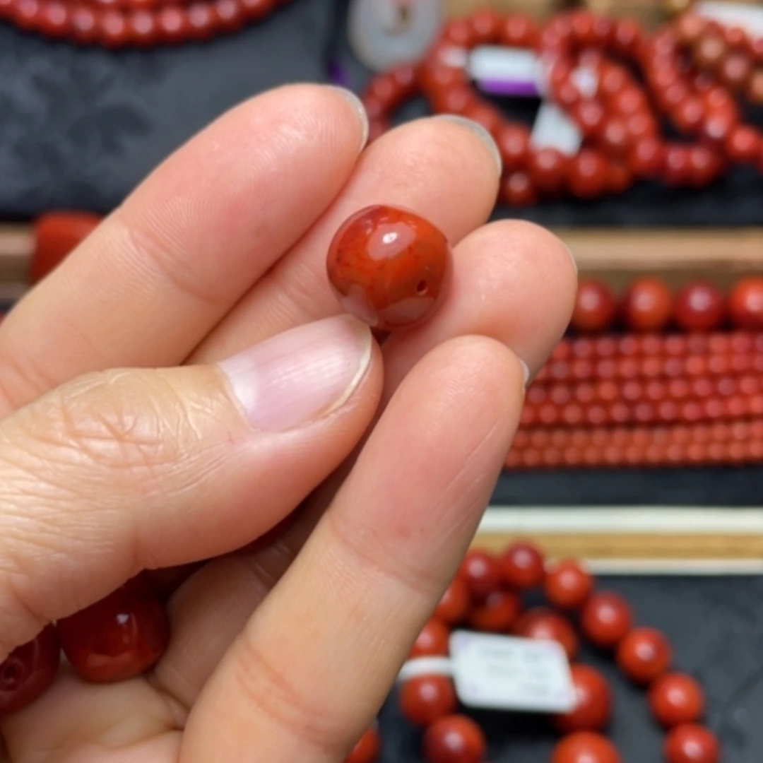 【闪购商品】南红玛瑙单珠12多样性发1未镶嵌