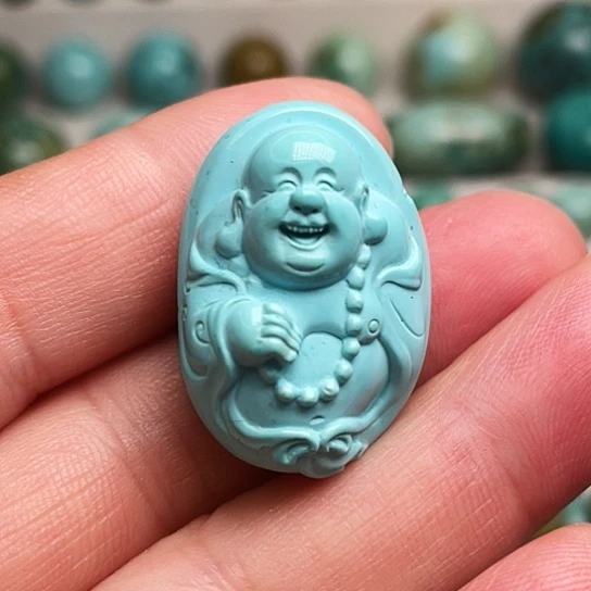 绿松石未镶嵌吊坠(不含链)