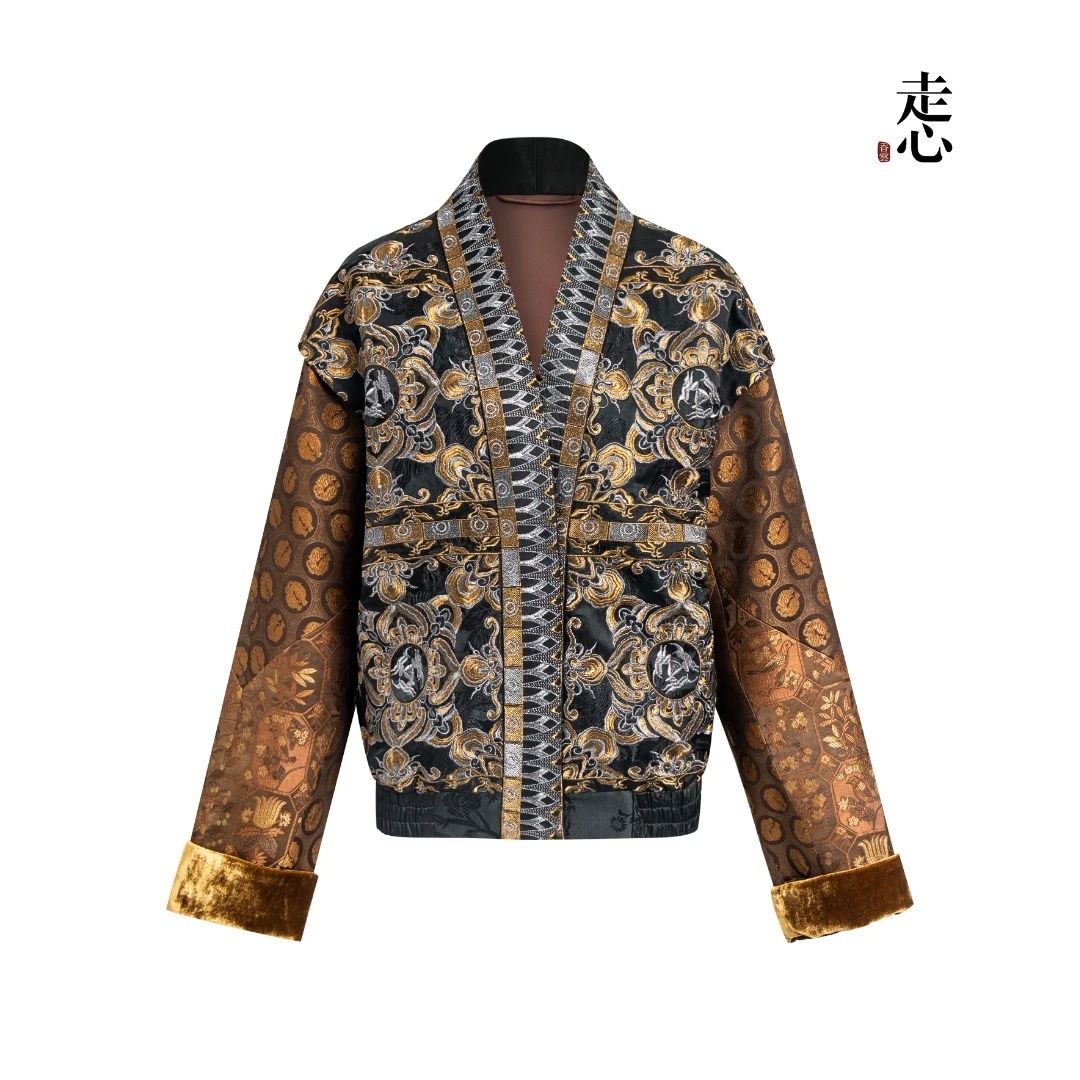 【香云走心】莲花三兔黑金 外套24ZY41160201