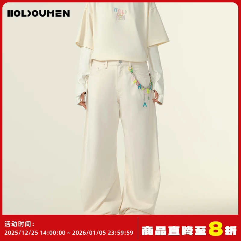 Holdoumen25夏季日常系列休闲弯刀裤