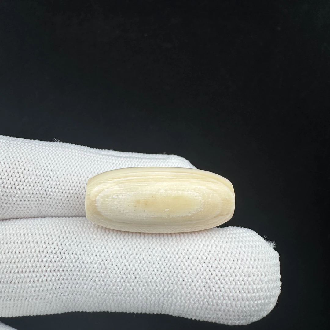 J3198天然猛犸牙 桶珠勒子14*31mm一物一图 假一罚十