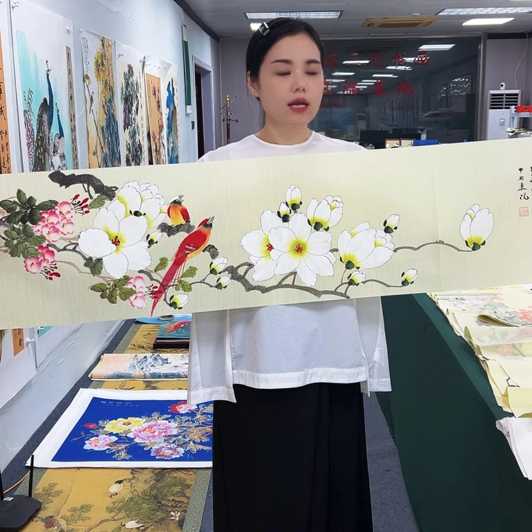 国画国画作品纯手绘作品