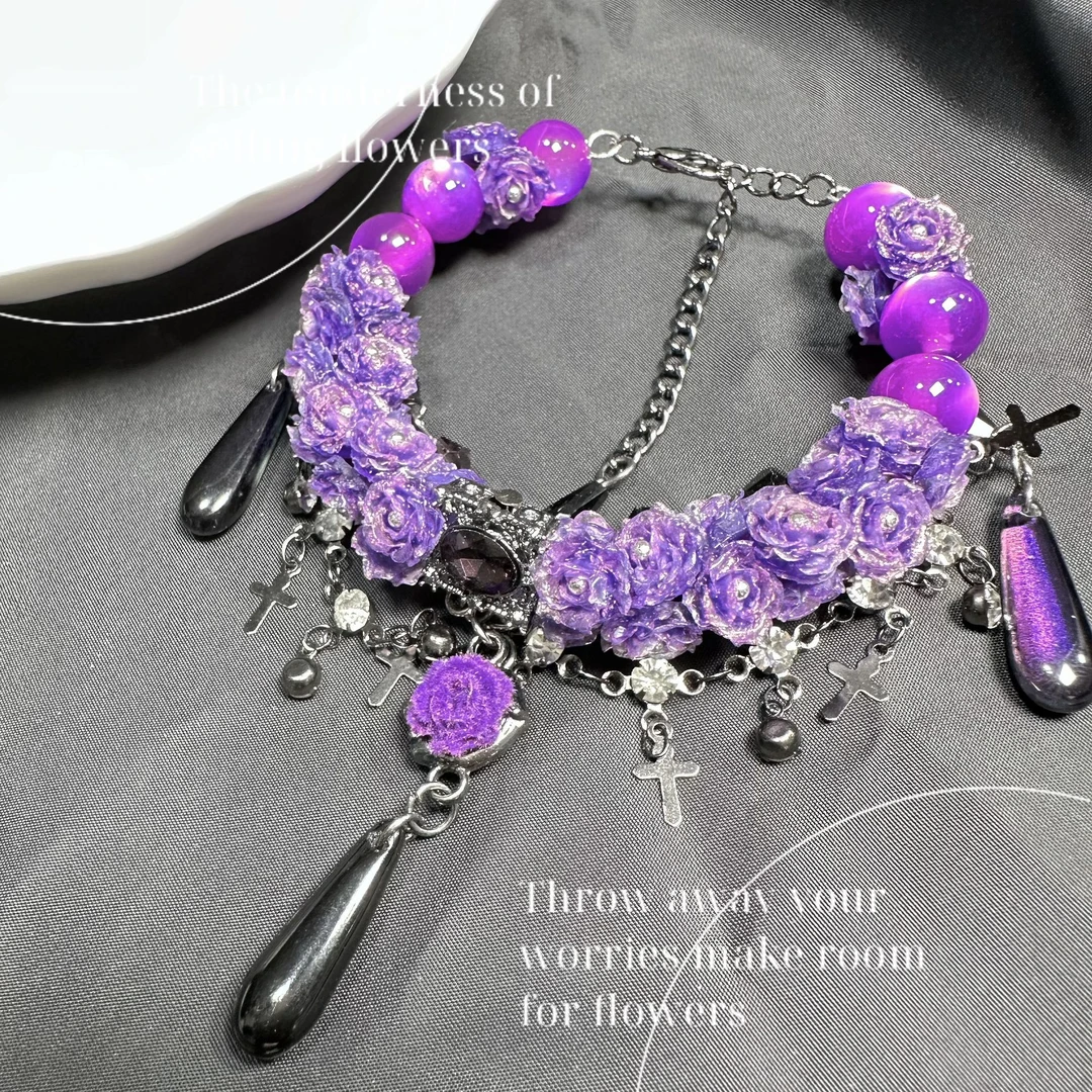 （三单飞）1201-1230 隔珠花托包珠圈手工串珠佩戴手工diy配件款式