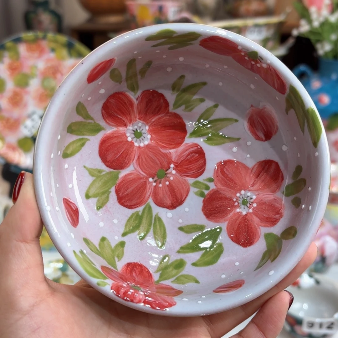景德镇手绘高温釉下彩陶瓷茶具